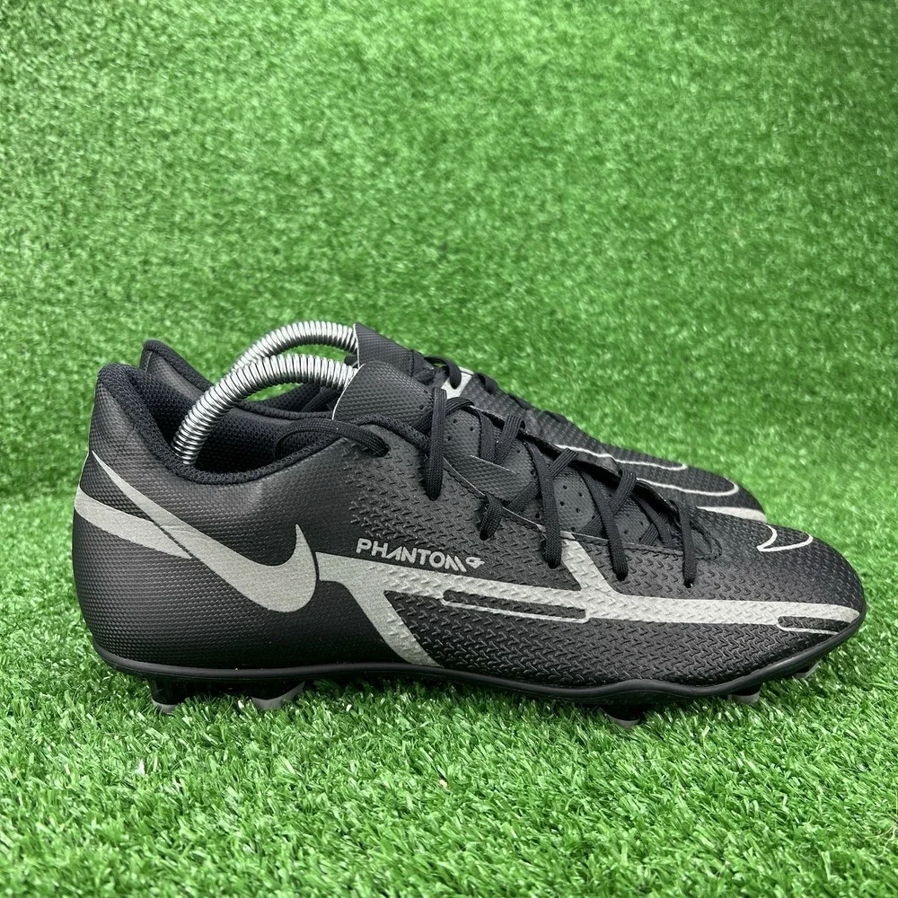 Nike Phantom GT2 Club Mg Soccer Cleats Black Iron Grey DA5640-004‎ Men's 9 Boots